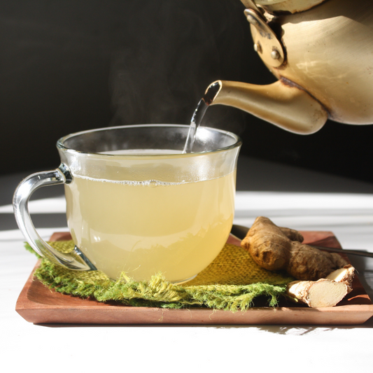 Recept alkoholfri glögg eller varm drink med ingefära honung apelsin