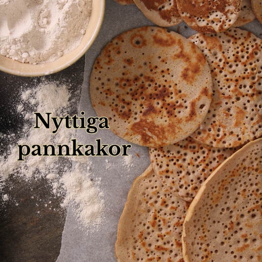 Recept på nyttiga PANNKAKOR | fermenterat bovete | Glutenfritt