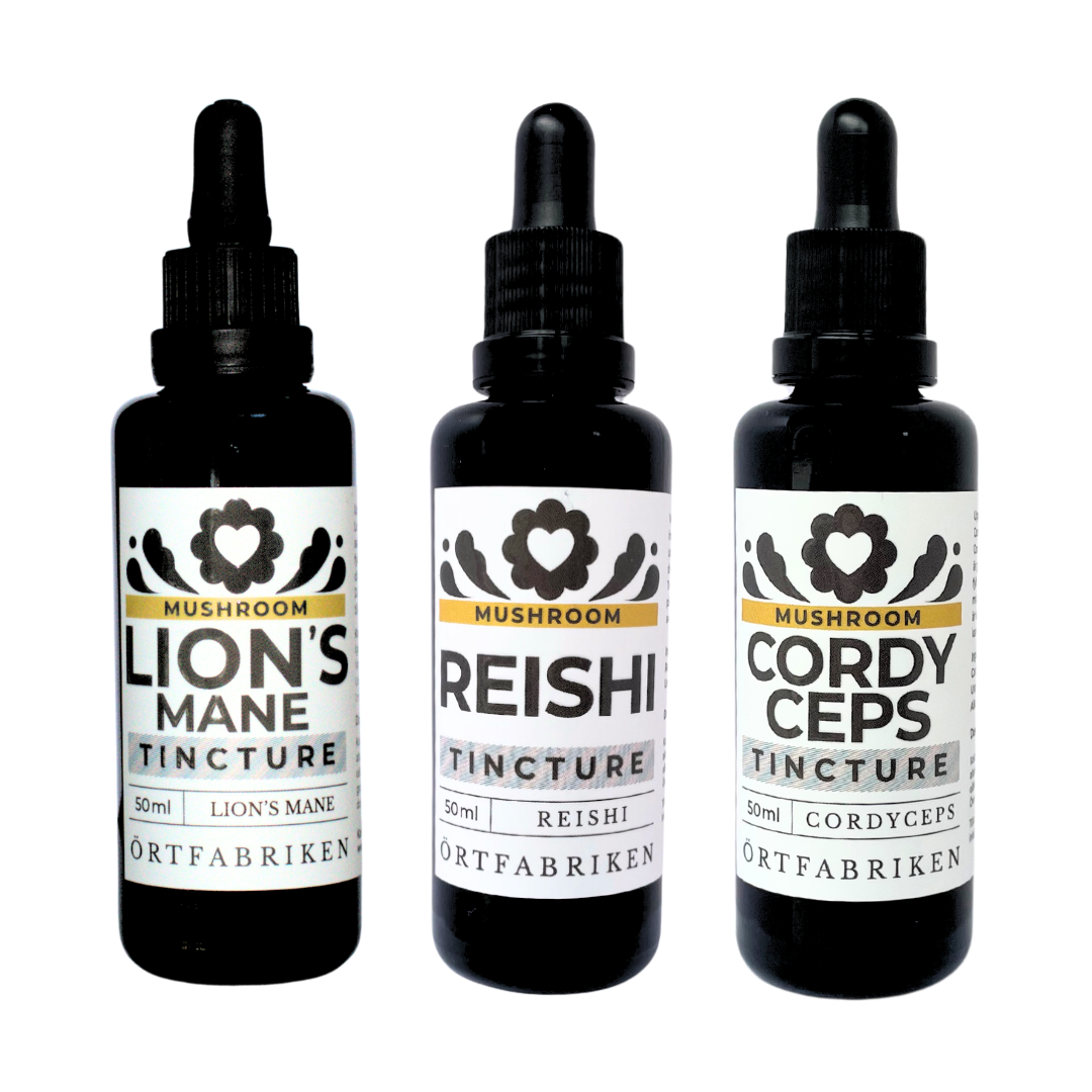 Lion's Mane, Reishi och Cordyceps